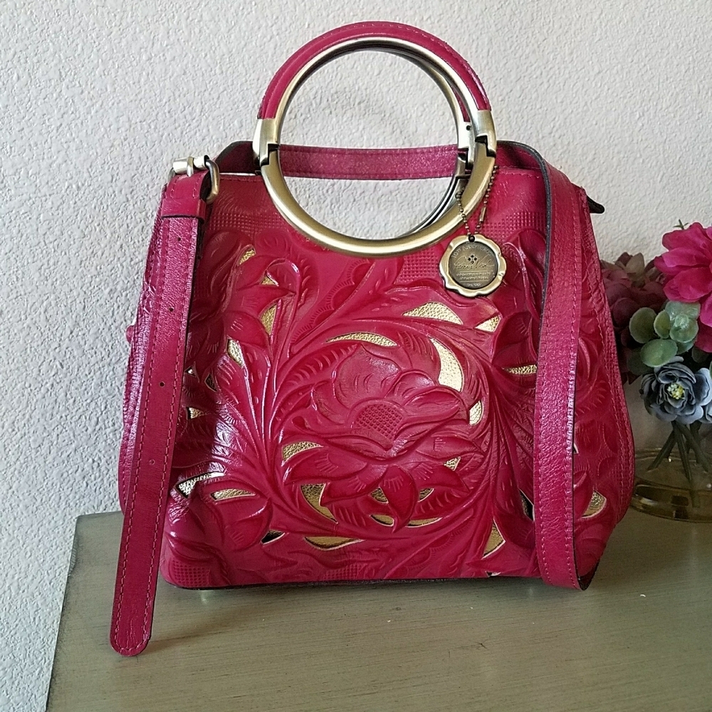 Patricia Nash Aria Double Ring Shopper Crossbody Bag